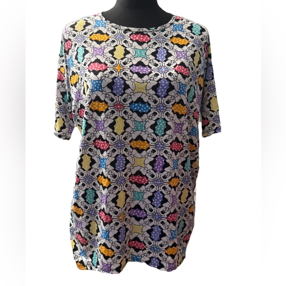 LuLaRoe Women's Disney Minnie Mouse High-Low Oversized T-Shirt, XXS, NWT